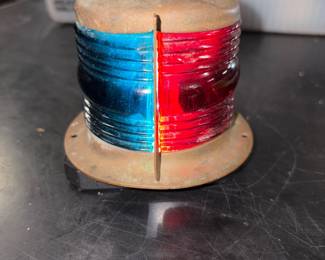 Antique port and starboard lights
