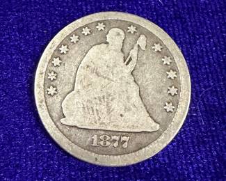 1877 San Francisco quarter