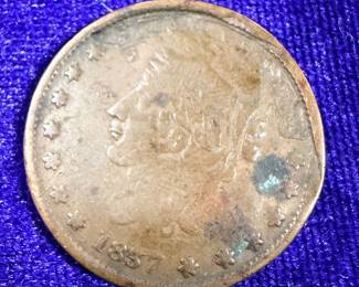 1837 hard times token