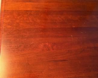 C34 - $125. 4 Drawer Wood Night Stand / Small Dresser. Measures 36" wide x 21" deep x 34" tall. No brand. Good condition. Has one minor ding in the top and some surface scratches.