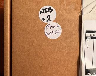 C57 - $10 Each. New in Box. 2 available. Phone Soap - phone sanitizer.