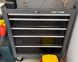 C102 - $100. 5 Drawer Craftsman Rolling Tool Box.