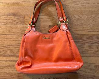 C11 - $60. Coach Madison Purse Hobo Shoulder Bag. Measures 12" x 4" x 8.5".