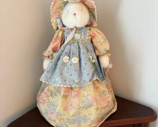C53 - $30. Bunnies by the Bay Mia Sparrow with stand. Measures 18" tall.