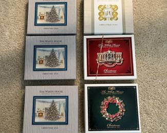 C124 - $280. 42 Total White House Ornaments. 1981-2023.