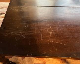 C29 - $75. Wheeled Tea Cart. Measures 27" x 17.5" x 28.5". Each leaf adds an additional 9.75".