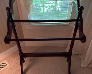 C93 - $30. Blanket Rack. Measures 27.5" x 19" deep x 39" tall.