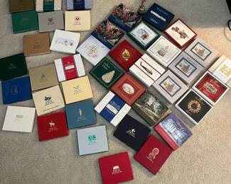 C124 - $280. 42 Total White House Ornaments. 1981-2023.