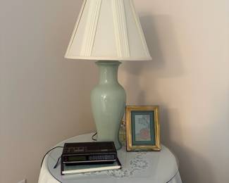 C37 - $20. Green Table Lamp.