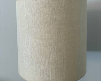 C33 - $175. MCM Teak Wood Base Floor Lamp. Measures 60" tall. Has original shade that is in fair condition.