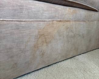 C95 - $30. Chaise Lounge Chair. Fair condition - has stains. Measures 30" wide x 60" long.