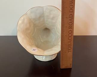 C109 - $20. Belleek Millennium 2000 Cornucopia.