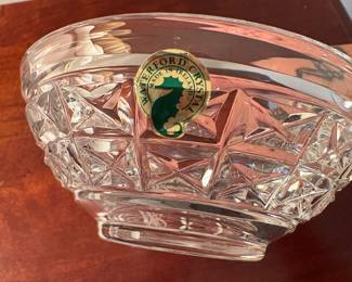 C14 - $25. Waterford Crystal Delaney Bowl. Measures 5" diameter. New In Box.