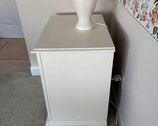 C19 - $100. PAIR of Broyhill Side Tables / Nightstands. Measures 26.25" x 17.75" x 28" tall.