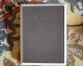 C58 - $400. Bernina 1130 Sewing Machine. Turns on and pedal works! Comes with 5 instruction booklets and cover.
