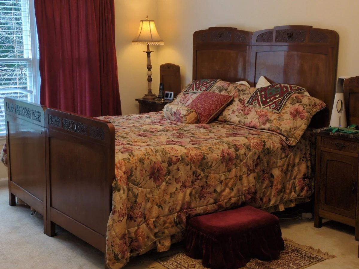 Victorian Eastlake Carved Bedroom Set