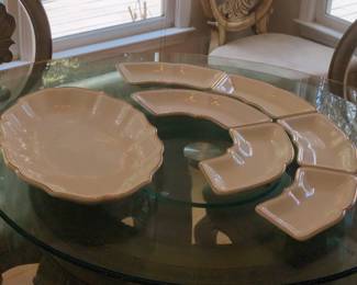 Lenox Symphony Divided Dish Cream