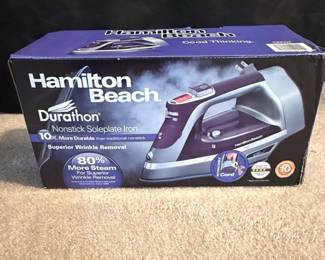 Hamilton Beach Durathon Digital Retractable Cord Iron