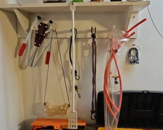 Assorted Vintage Tools and Garage Organization Items