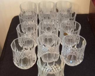 Set of Cristal DArques Longchamp Lowball Glasses