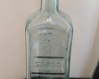 Hoods Sarsaparilla Glass Bottle