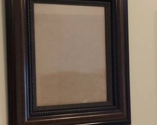 Dark Wood Picture Frame with Ornate Inner Border