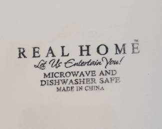 Real Home Beaded Square Dinner Plates second image