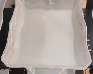 Arte Italica Bella Bianca Rectangular Lasagna Dish