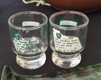 Dr. I. M. High One Double Shot Florida Prescription Shot Glasses