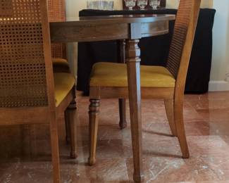 Drexel Heritage Mahogany Dining Table with Figured Veneer second image