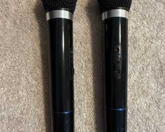 The Singing Machine SMM Wireless Microphones Set of 