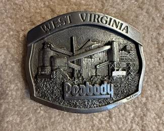 Peabody Coal Company West Virginia Division Safety Award Belt Buckle