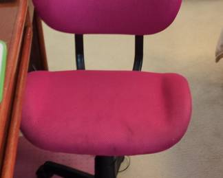 Pink Upholstered Task Chair