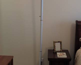 Modern Arc Floor Lamp with Frosted Glass Shade