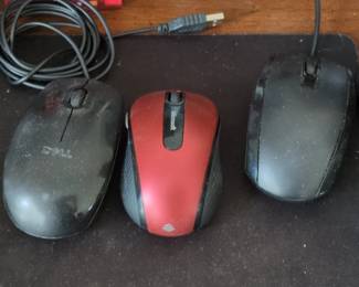Lot of Three Computer Mice
