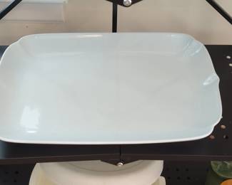 White Rectangular Serving Platter