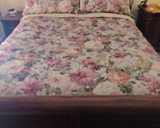 Ralph Lauren Floral Sleigh Bed Frame