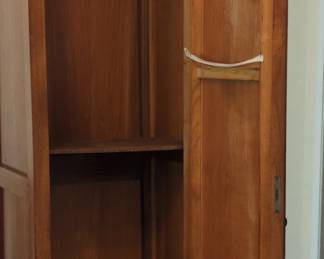Antique Art Nouveau Wardrobe Armoire with Mirror second image