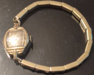 Bulova k Rolled Gold Plate Womens Watch