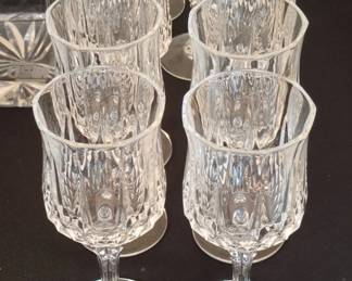 Cristal dArques Longchamp Crystal Wine Glasses