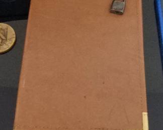 Vintage LeatherBound Journal with Lock