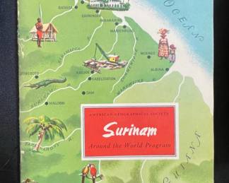 American Geographical Society Surinam Around the World Program Map