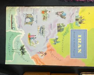 American Geographical Society Iran Around the World Program Map 