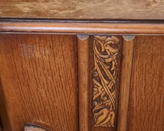 Art Deco Oak Sideboard or Dresser second image