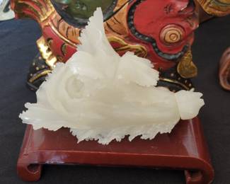 Carved White Jade Cabbage
