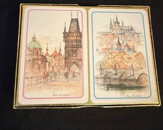 Prague Scenic Playing Cards by P. Chocholou