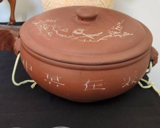 Vintage Yunnan Style Terracotta Steamer Pot second image
