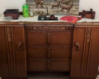 Art Deco Oak Sideboard or Dresser