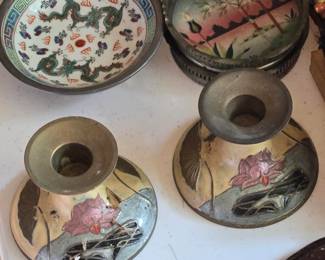 Mission style candle holders