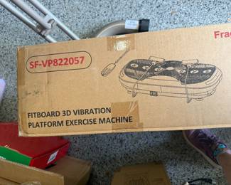 Fitboard 3D vibration Platform exercise machine - new in box